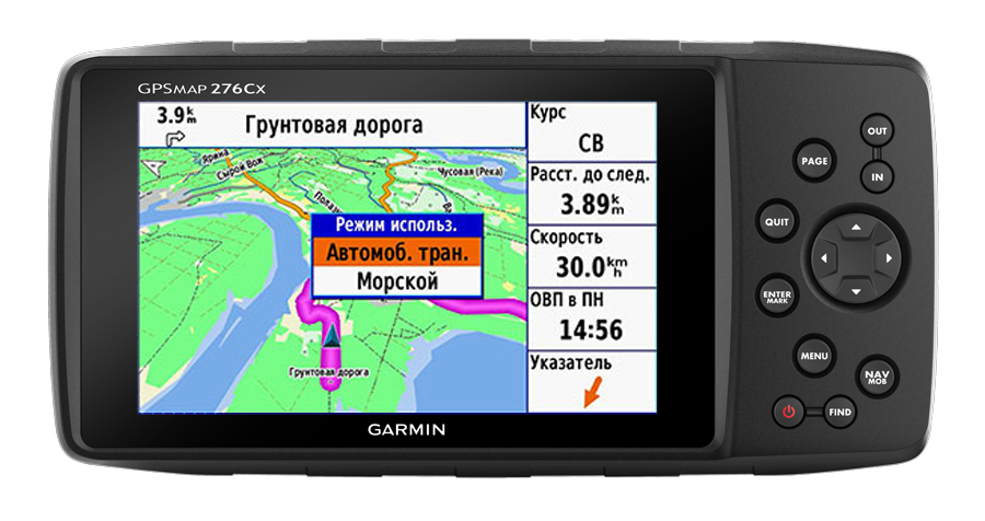 Карта с gps навигатором